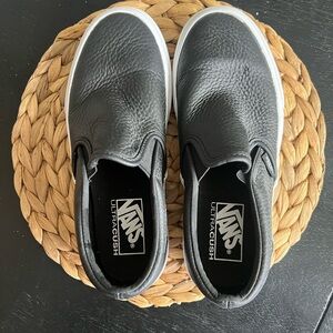 Vans Black Slip-On Sneakers